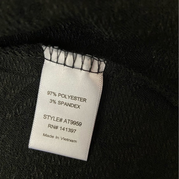 ASTR The Label Black Floral Blazer Jacket Small (sku 497) - Picture 12 of 12